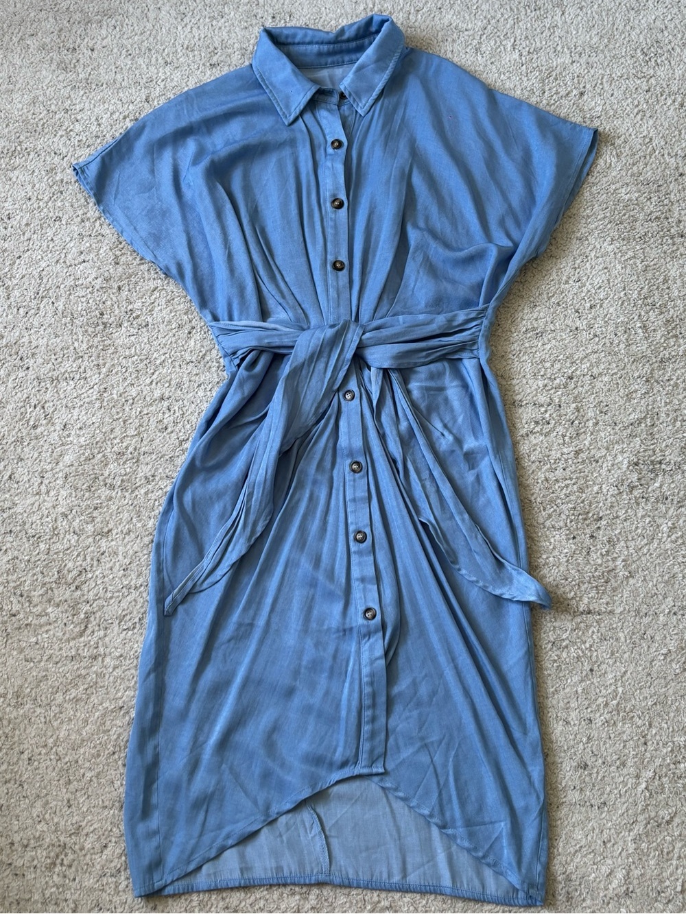 Blue Shirtdress